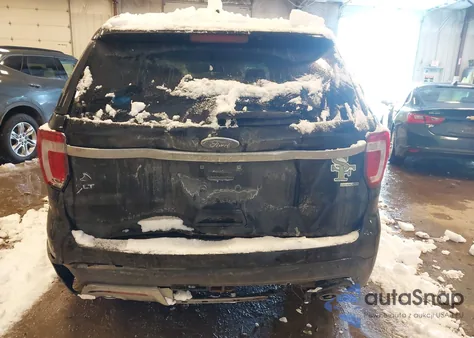 2016 Ford Explorer Xlt z USA, uszkodzony, nr VIN 1FM5K8D88GGA03644